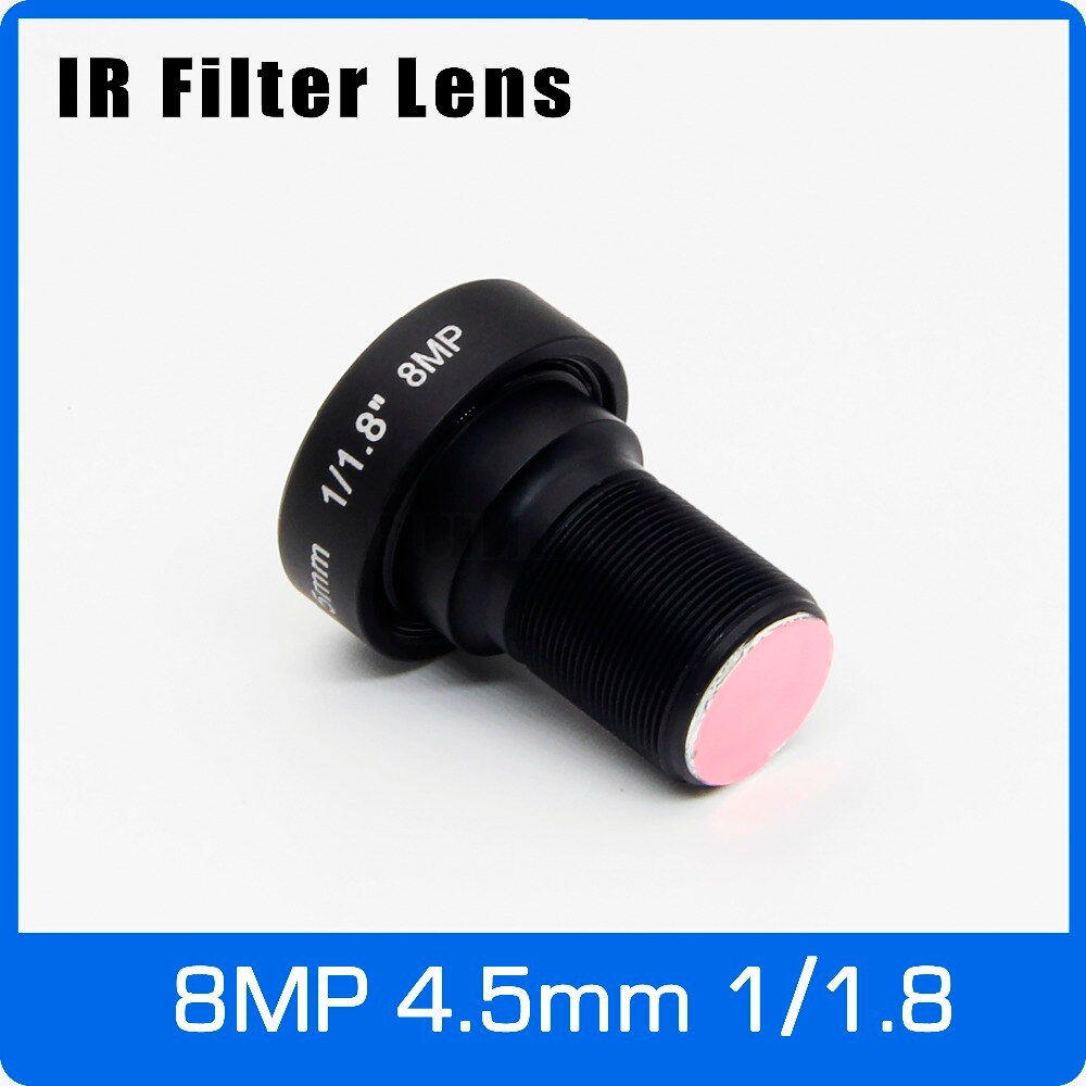 4K Lens Met Ir Filter 8Megapixel Fixed M12 1/1.8 Inch 4.5 Mm Voor Runcam/4K Actie Camera/Sport Camera/Drone Camera/Uav 'S