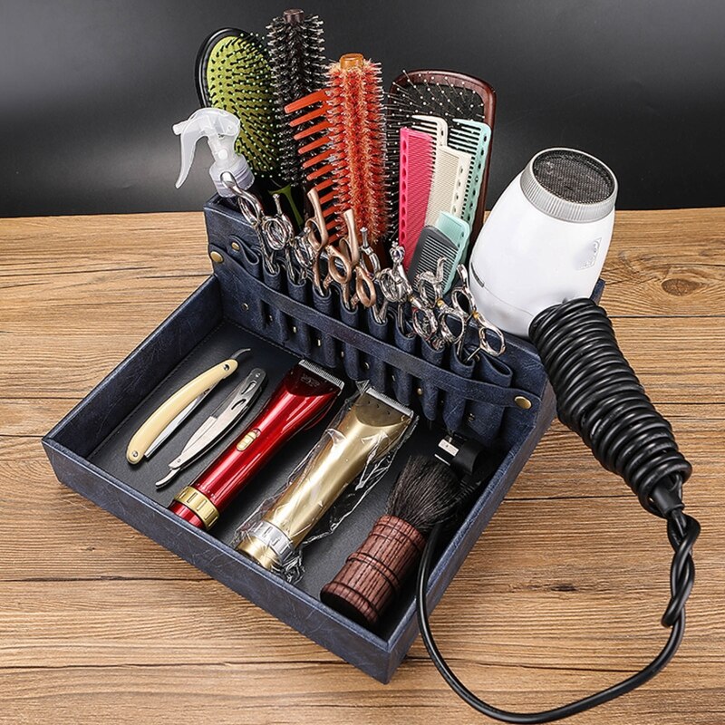 Barbier Werkzeug Halfter Haircutting Scheren Schere Abnehmbare Friseur Werkzeug Kasten Stehen für Haar Haarschneidemaschine Pinsel Kämme Organizer