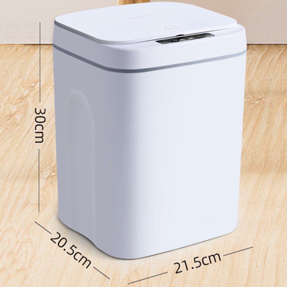 14L Intelligent Trash Can Automatic Waste Basket Garbage Dustbin Smart Sensor Waste Bin for Office Kitchen Bathroom Toilet