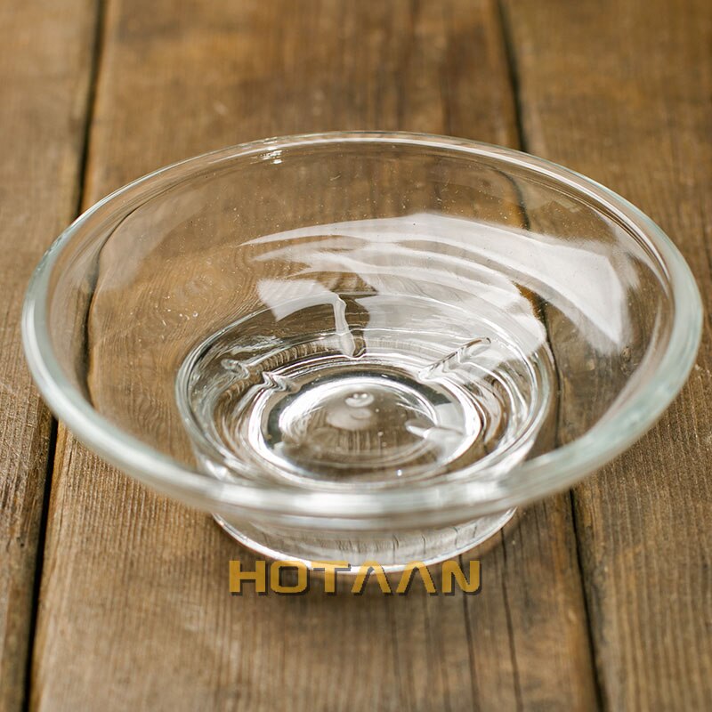 Jabonera de vidrio transparente para baño, accesorio sólido, jabonera de vidrio mate, YT-7101,