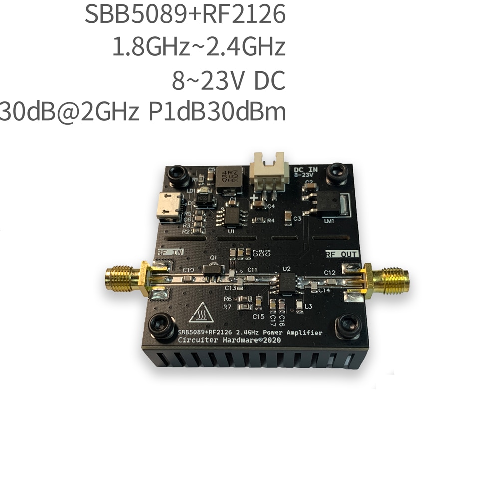 SBB5089 + RF2126 1800~2400MHz 1W RF power amplifie... – Grandado