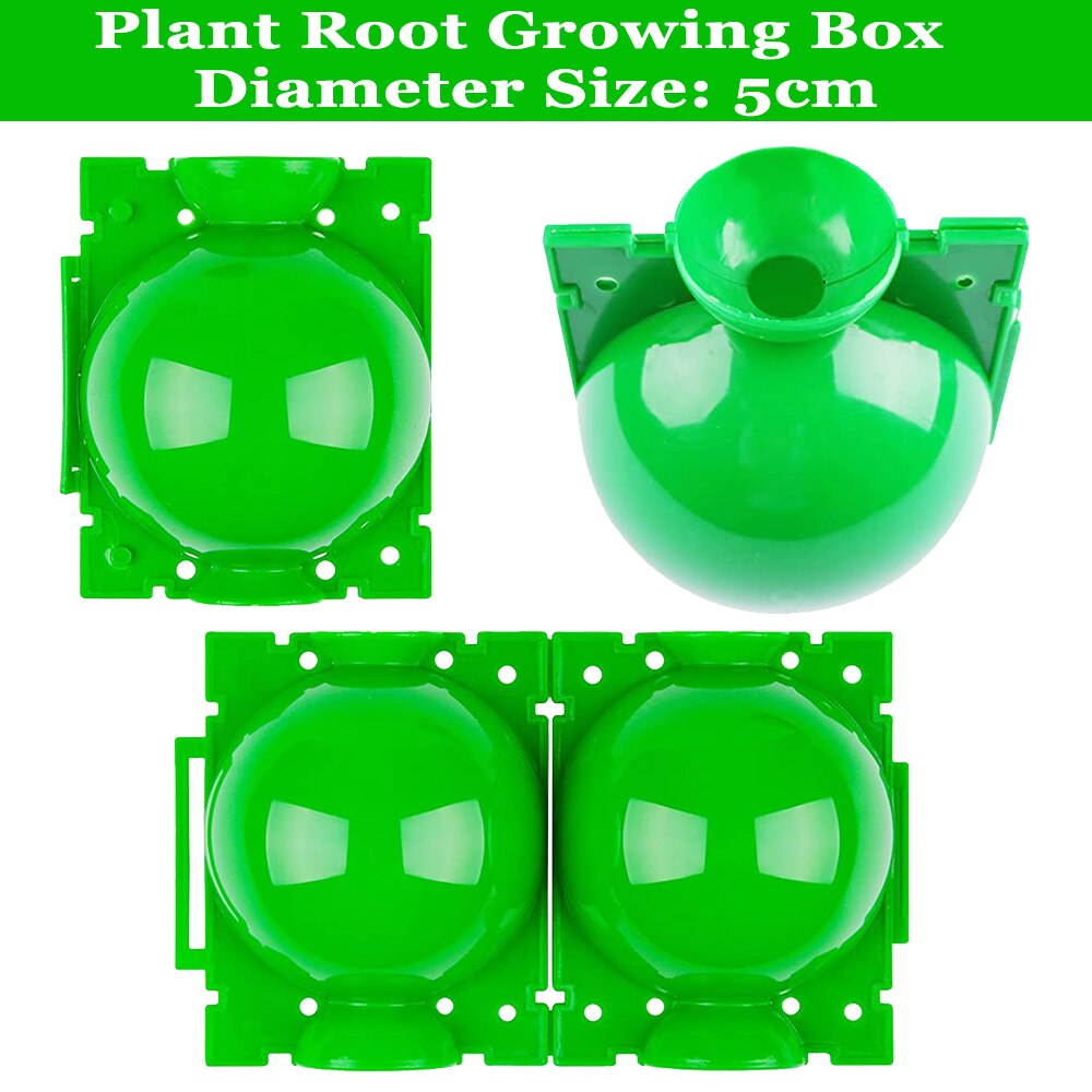 1/3/5/Pcs Plant Root Ball Green Root Graft Growing Box Breeding Case Plant Root Device Layer Pod High Pressure Balls for Garden
