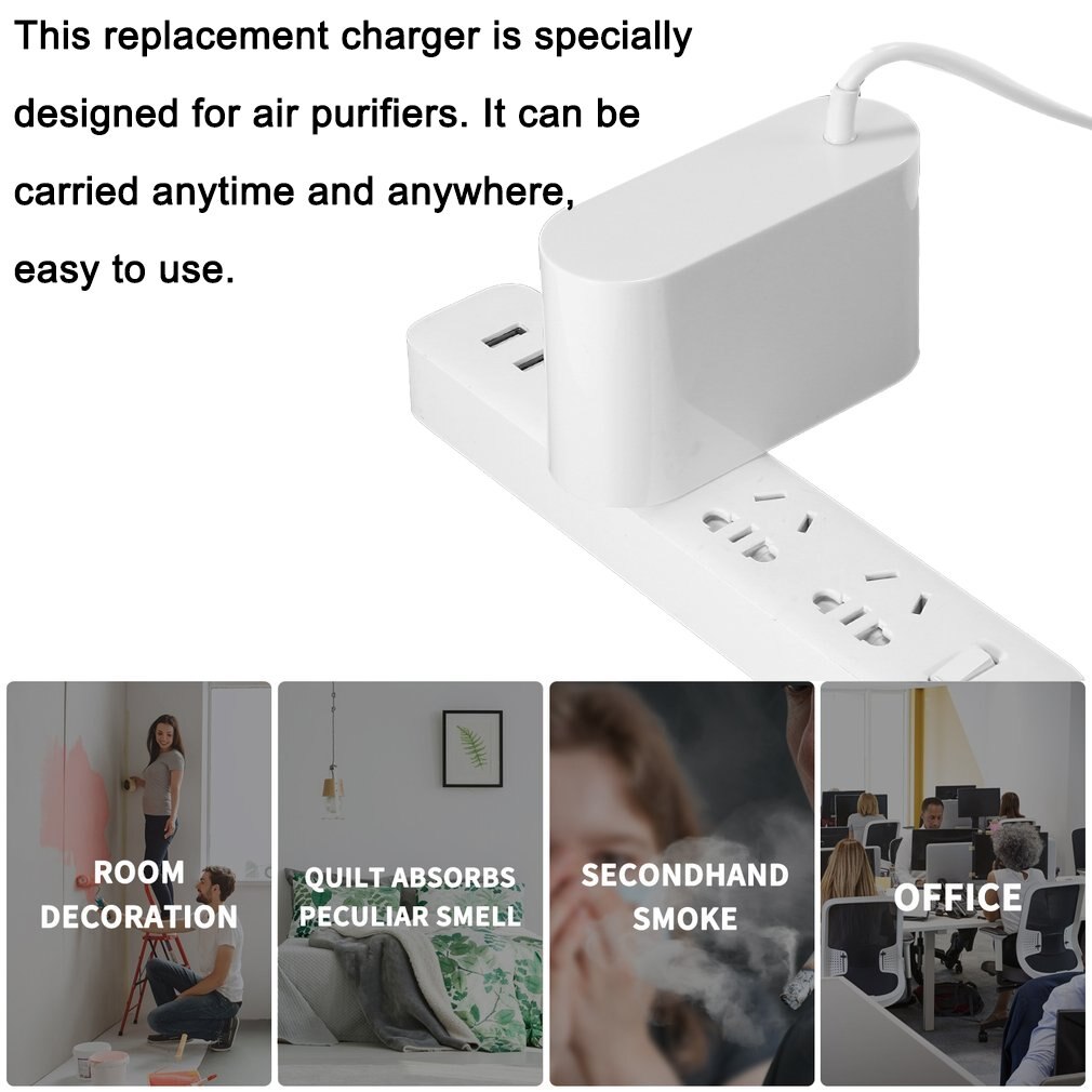 Ersatz Ladegerät für Dyson Luftreiniger BP01 TP04 TP05 TP06 DP04 AC/DC Netzteil 20V 2,5 A 281831-05,310415-20 weiß