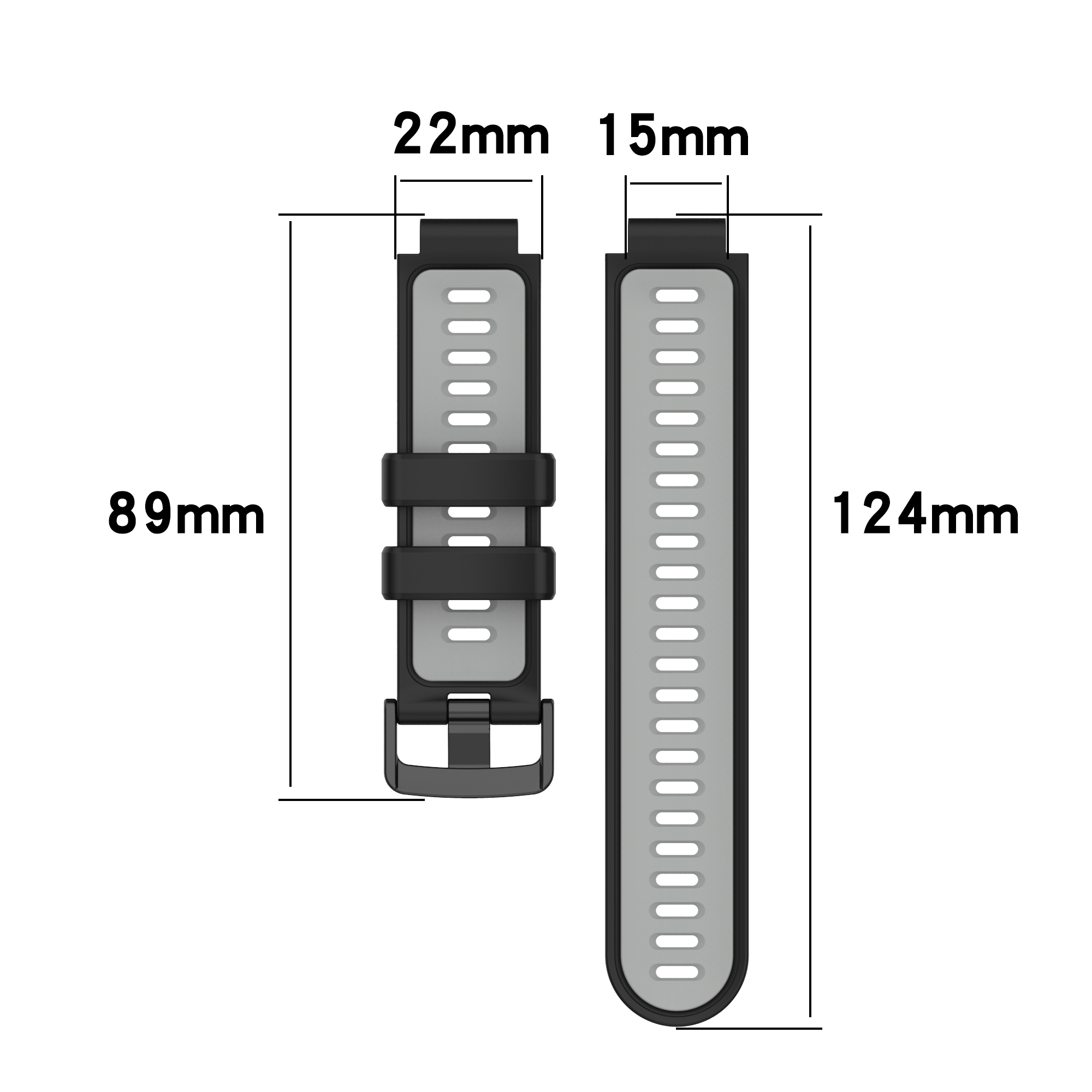Para Garmin Forerunner 220 230 235 620 630 735XT correa de silicona accesorios de reloj