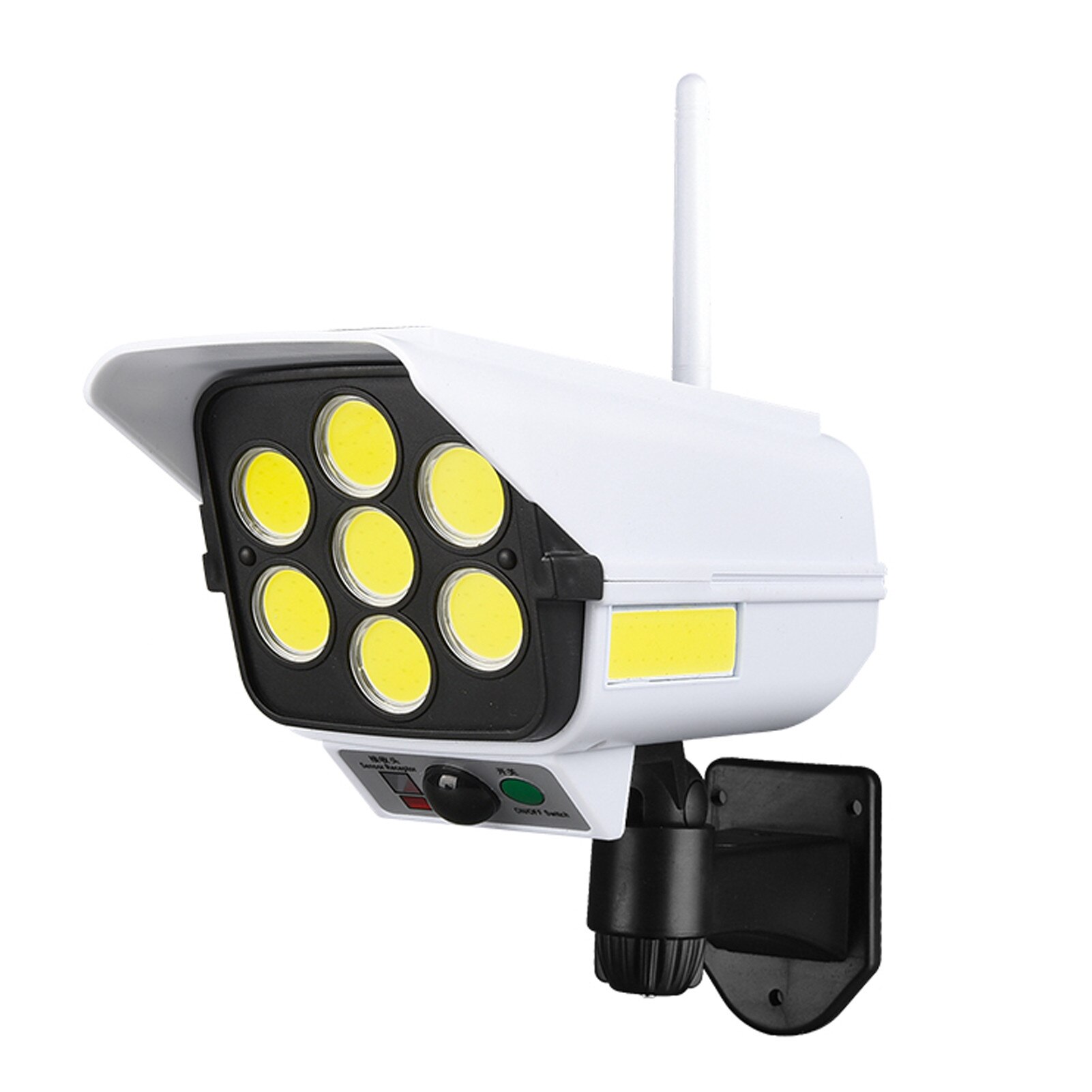 Solar Wall Light Human Induction Waterproof Street Lamp Intelligent Control Electricity 3 Modes Decoration Indoor Outdoor: Default Title