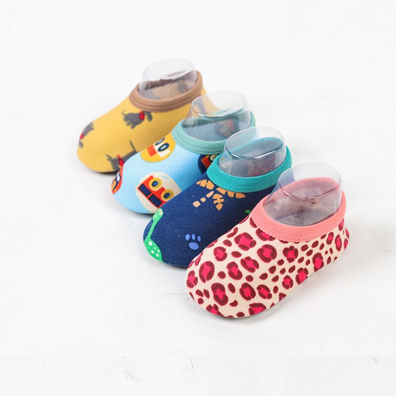 Baby Baby Warm Sokken Antislip Peuter Meisje Jongen Vloer Thuis Schoenen Sokken Katoen Breien Zachte Tong Baby Lopen voet Indoor Sokken