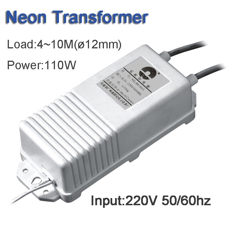 Neon Sign Electronic Transformer Supply Power Neon Light Rectifier Input 220V Output10KV30mA Load 4-10Meter 110W