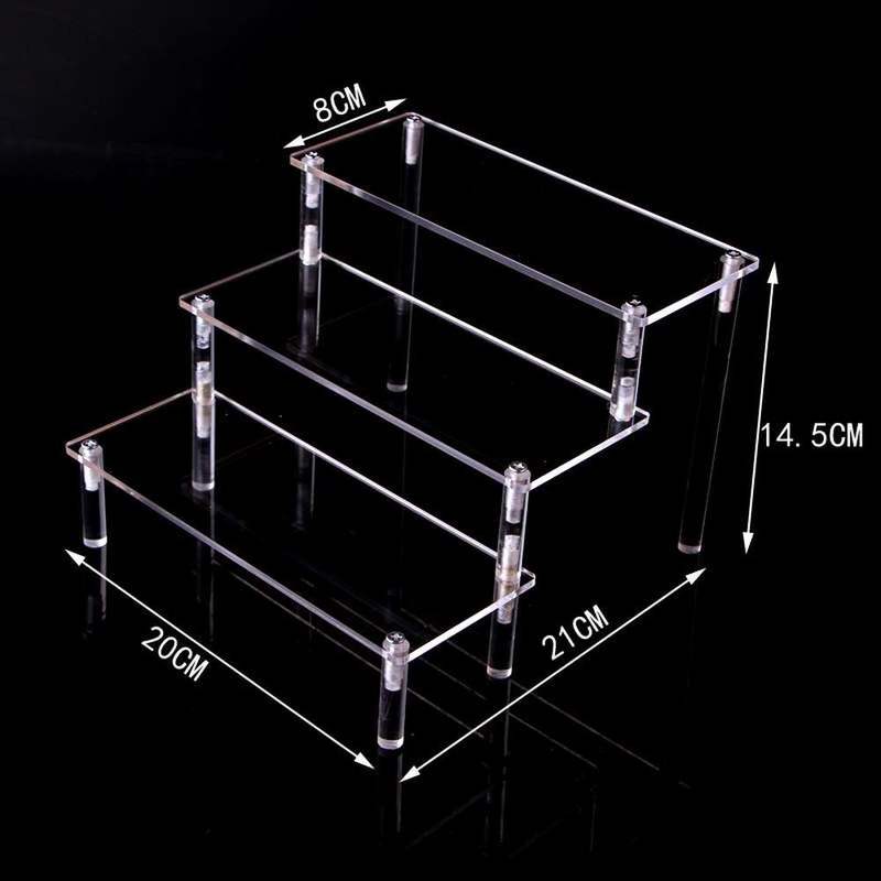 Acrylic Display Rack Ladder-shaped Desktop Storage... – Grandado