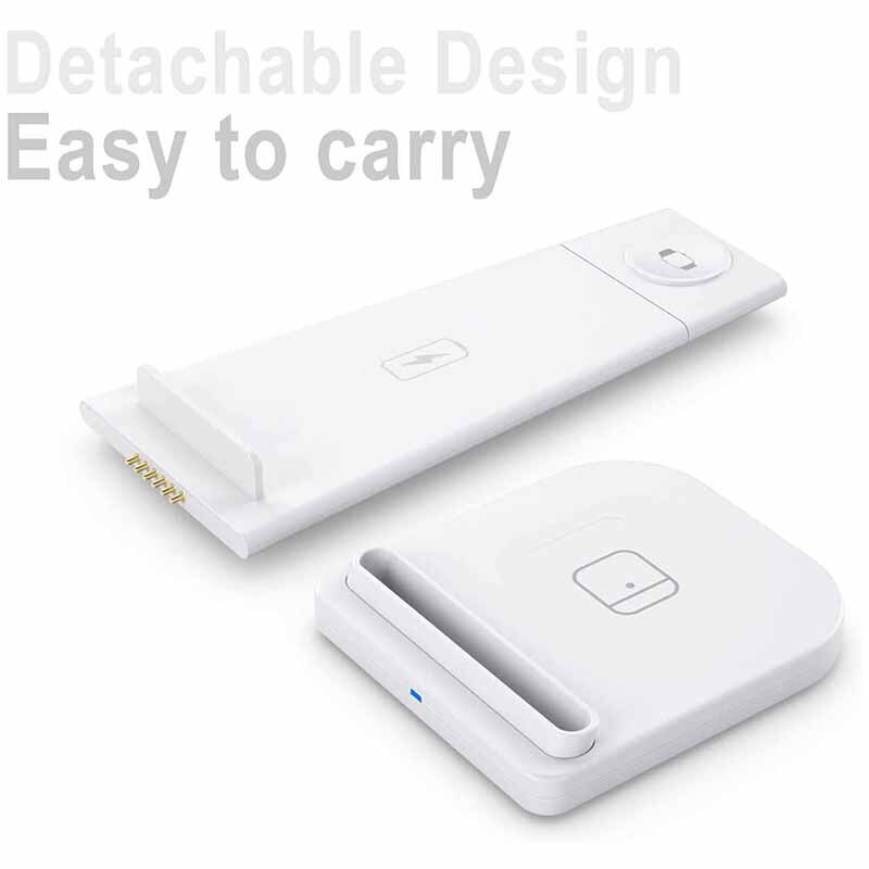 3 In 1 Draadloze Oplader, snelle Draadloze Opladen Dock Stand Voor Iphone 12/12Mini/11/11 Pro Max/Xr/Xs