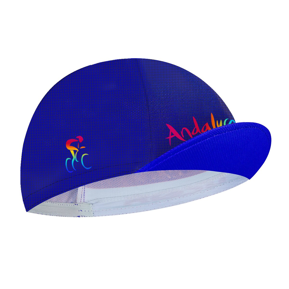 Gorra de Ciclismo Retro de Andalucía para hombre y mujer, gorro transpirable clásico, color azul, 2022: Cycling Caps 2
