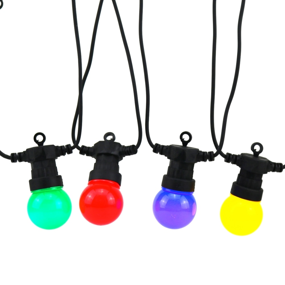 10/20 LED G50 Waterproof Outdoor String Lights Incandescent Edison Bulbs Create Bistro Ambience On Your Patio - Commercial Grad