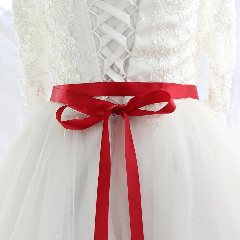 Trouwjurk Riem Bruids Riem Parel Strass Riem Avondjurk Riem Bruiloft Accessoires: red