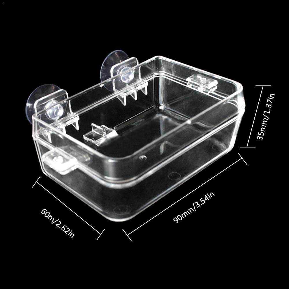 Reptile Acrylic Feeding Box Breeding Container Reptile Spider Lizard Breeding Box Transparent Insect Crawling Box Terrarium: Default Title