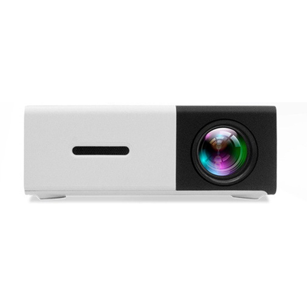YG300 Zwart-wit Home Draagbare Projector Mini Micro Led Projector Ondersteuning Multi-Languauge Ondersteuning Multimedia Documenten