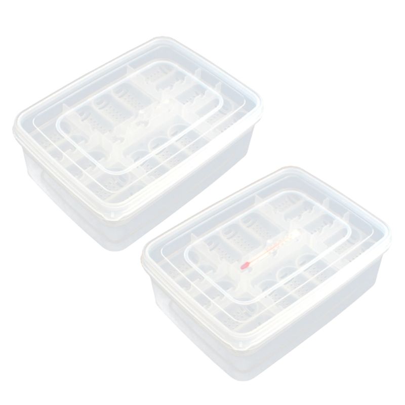 Rettile vassoio per uova serpente lucertola uovo da cova scatola per incubatrice geco dispositivo per incubazione dedicato incubatrice per tartarughe Supplie
