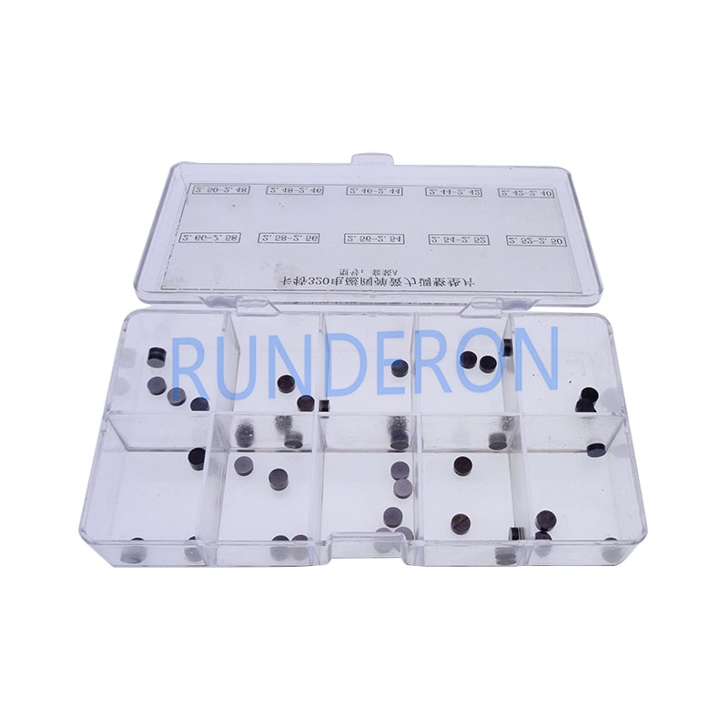 CAT 320D Fuel Injectors Parts Solenoid Valve Space Gap Spring Force Adjusting Washer Shim for-Caterpillar Size 2.40~2.60