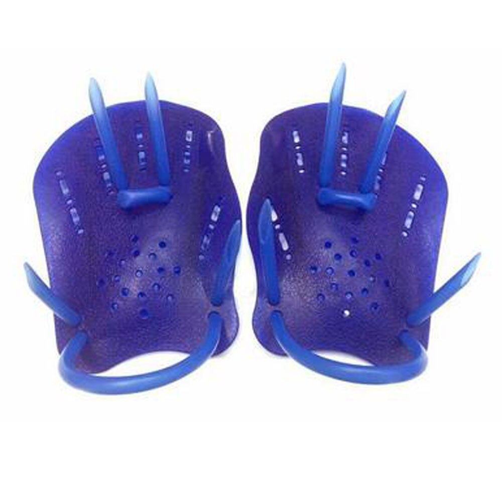 Pool 1 Pair Swim glove Swimming Gear Hand Fins Flippers Silicone Training Paddle Dive Glove Palm Hand Wear Swimming Equipment: Blue / S