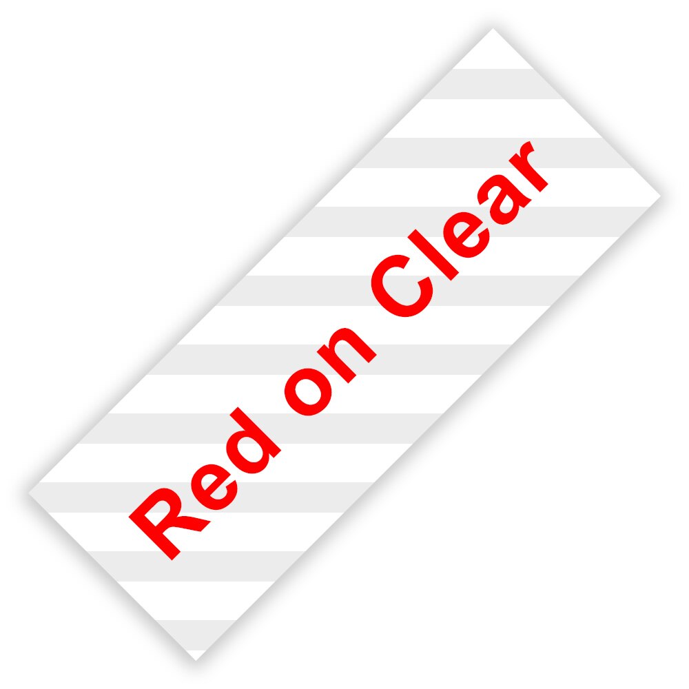 Labelwell 18color Compatible for Casio XR-12X XR-12WE XR-12RD XR-12BU XR-12YW label tape 12mm for Casio KL-60 KL-750 Label Maker: Red on Clear