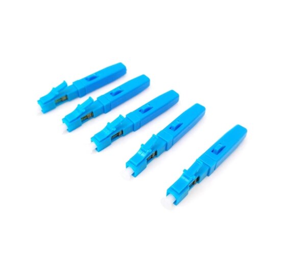 10PCS LC UPC Fast Connector single-mode fiber optic quick connector Embedded type FTTH Fiber Optic Fast Connector