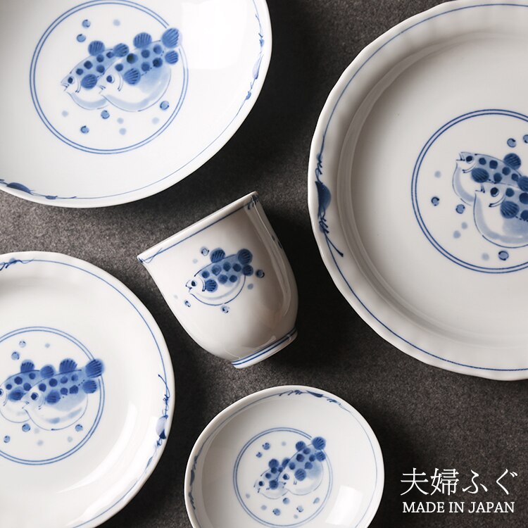 8.5 inch japanse stijl borden keramiek versterkt porselein servies keuken dineren vis dinerbord onder geglazuurd rond