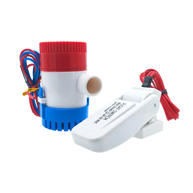 1Pcs Bilge Pump with Float Switch 12V/24V 1100GPH/750GPH Water Pump for Boat Seaplane Motor Homes Houseboat - Bilge Pump