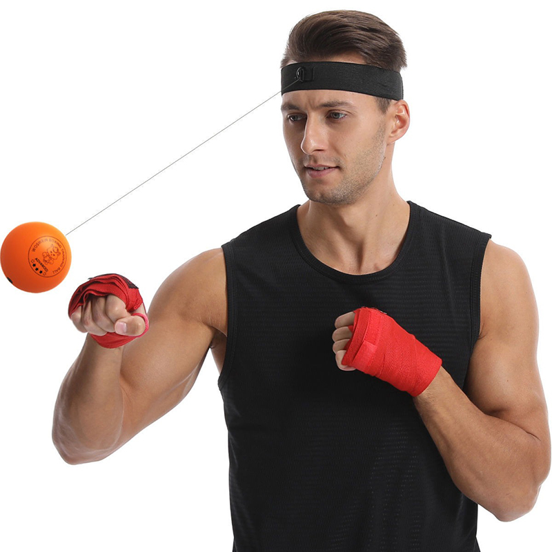 Neue Boxen Speed Ball Kopf-montiert PU Punch Ball MMA Sanda Training Hand Auge Reaktion Gym Sandsack Muay Thai boxeo Weichen Ball