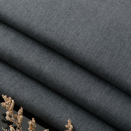 Vêtements couture couleur unie mille velours lin tissu canapé couverture baie fenêtre Pad nappe tissu plaine épais Composite tissu