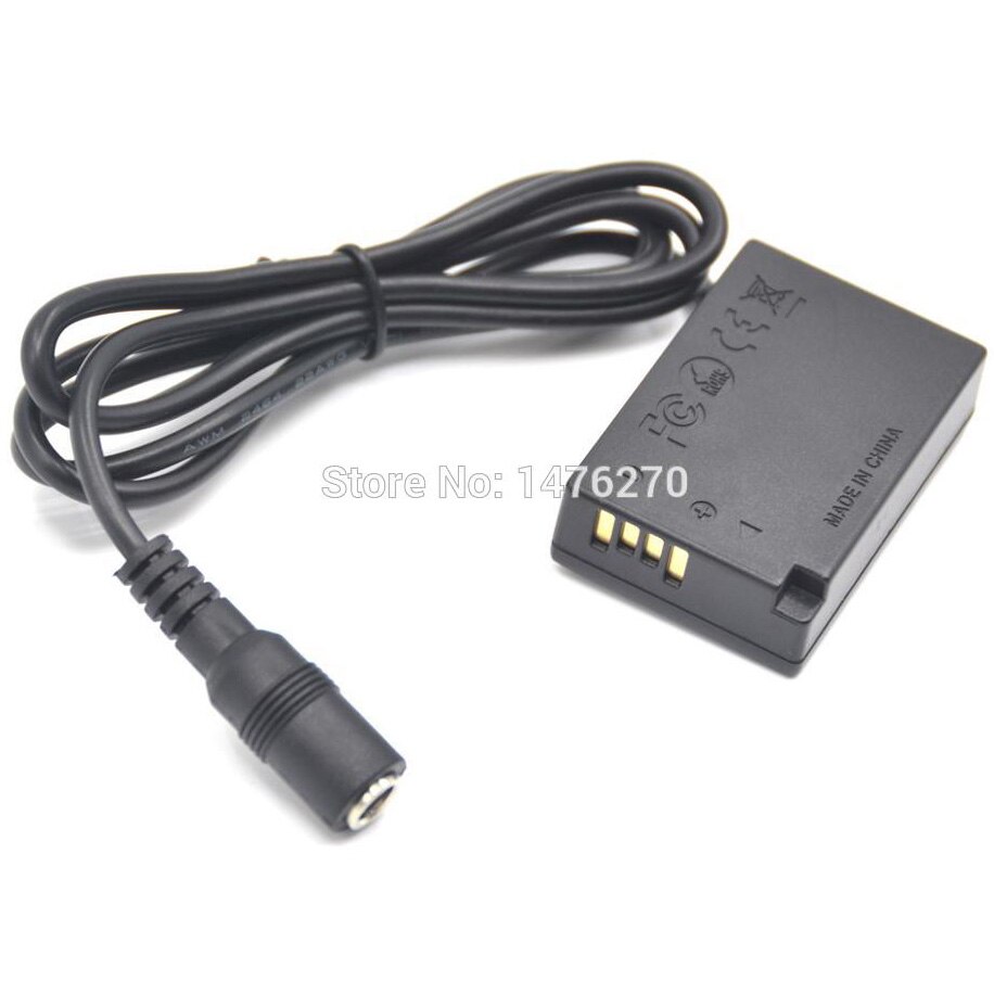 10 stk dr -e18 dc koblinger lpe 17 lp-e17 dummy batteri fit strømlader for canon eos 760d rebel  t6i 750d 8000d t6s kiss  x8i 77d