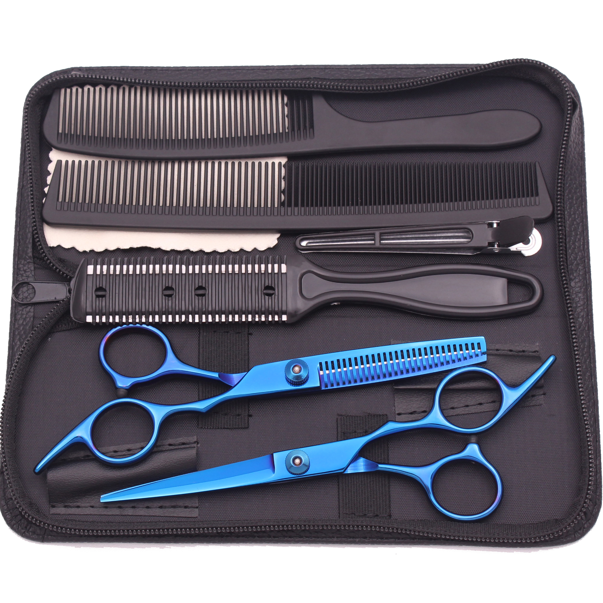 6,0 '' inch haarschaar Professionele knipschaar Dunner kappers Kapselset Salon Kapper en thuis Japans staal 1001