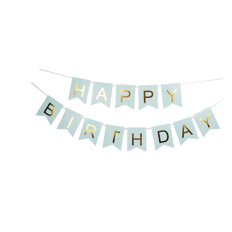 Banderole thème joyeux anniversaire avec animaux, banderole thème forêt Safari Jungle, banderole d&#39;anniversaire pour enfants garçons filles, décorations de fête d&#39;anniversaire: blue banner