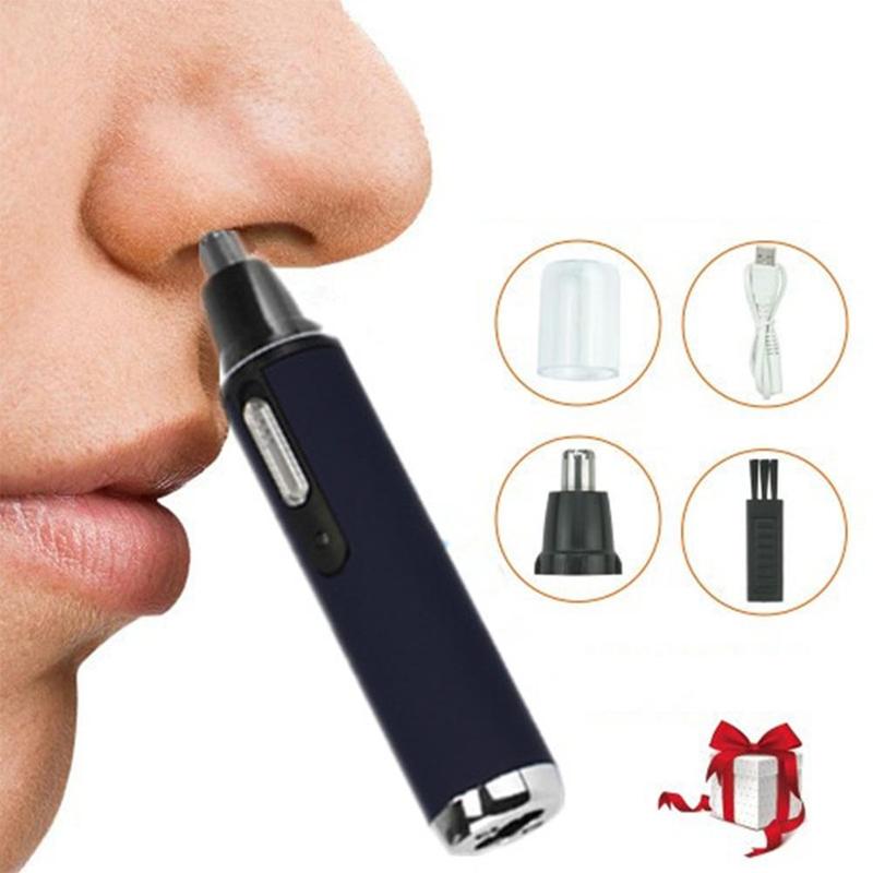 Personal Electric Nose &amp; Ear Trimmer Man &amp; Woman Face Care Eyebrow Removal Rechargable Hair Trimmer Shaver Trimming Tool