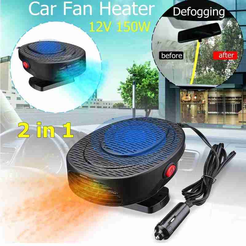 Calentador de invierno para coche 150W12V, piezas de Descongelador, ventilador interior, y popular