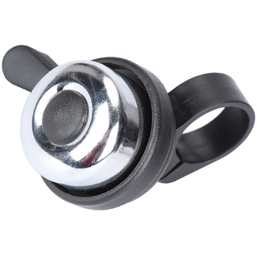 Mini Bicycle Bell Handlebar Bell Outdoor Safety Bell Safety Warning Bell Ring Horn Sound Alarm Loud Cycling Accessories: Silver