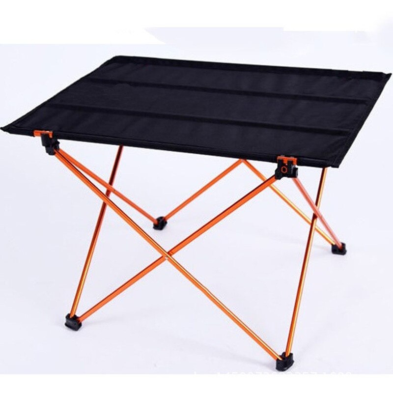 Outdoor Camping Klaptafel Tuin Strand Picknick Aluminium Opvouwbare Picknicktafel Outdoor Draagbare Ultralight Meubels: 03