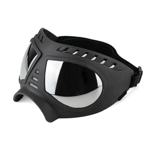 Pet Masker Bril Waterdichte Sneeuw-Proof Zachte Pvc Materiaal Hond Bril Sunglasse Hond Levert Verstelbare Voor Medium &amp; grote Hond: Black