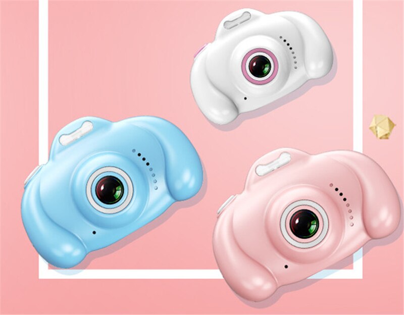 Minicamera kinderspeelgoed  hd 1600w pixels digitale camera projectie video dubbele camera's grappige babyjongens meisjes kinderen