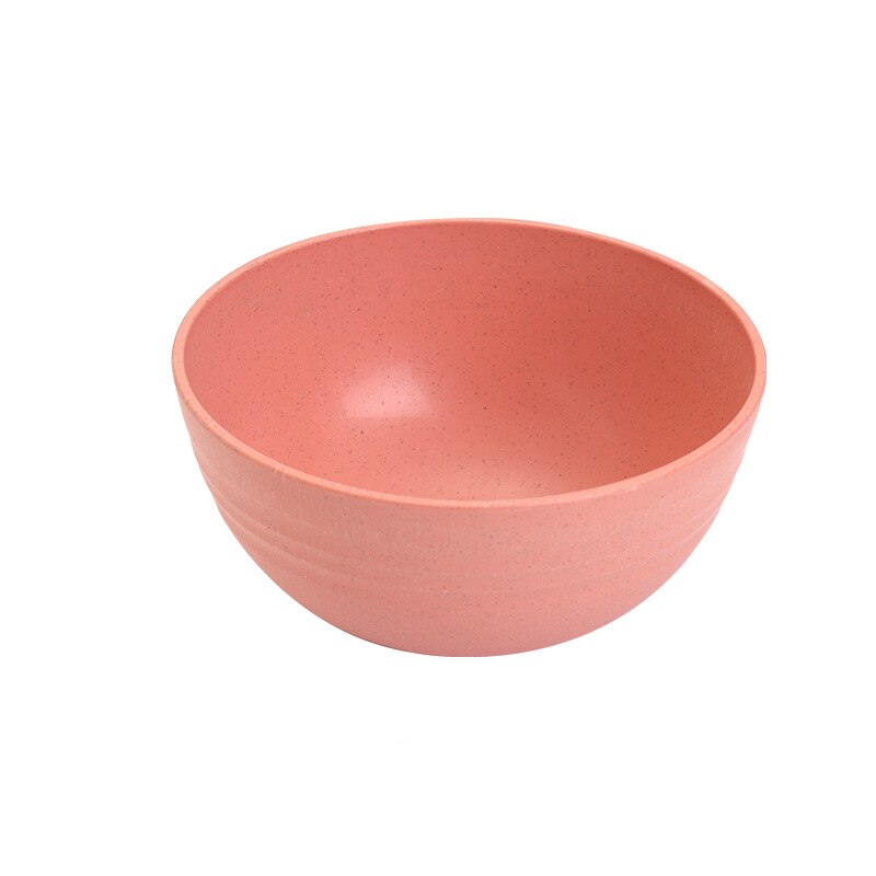 Kids Bowl Tableware Plates Food Dishes for Serving Soup Dinnerware Single Plastic Not Fragile Wheat Straw Offering Bowl Eating