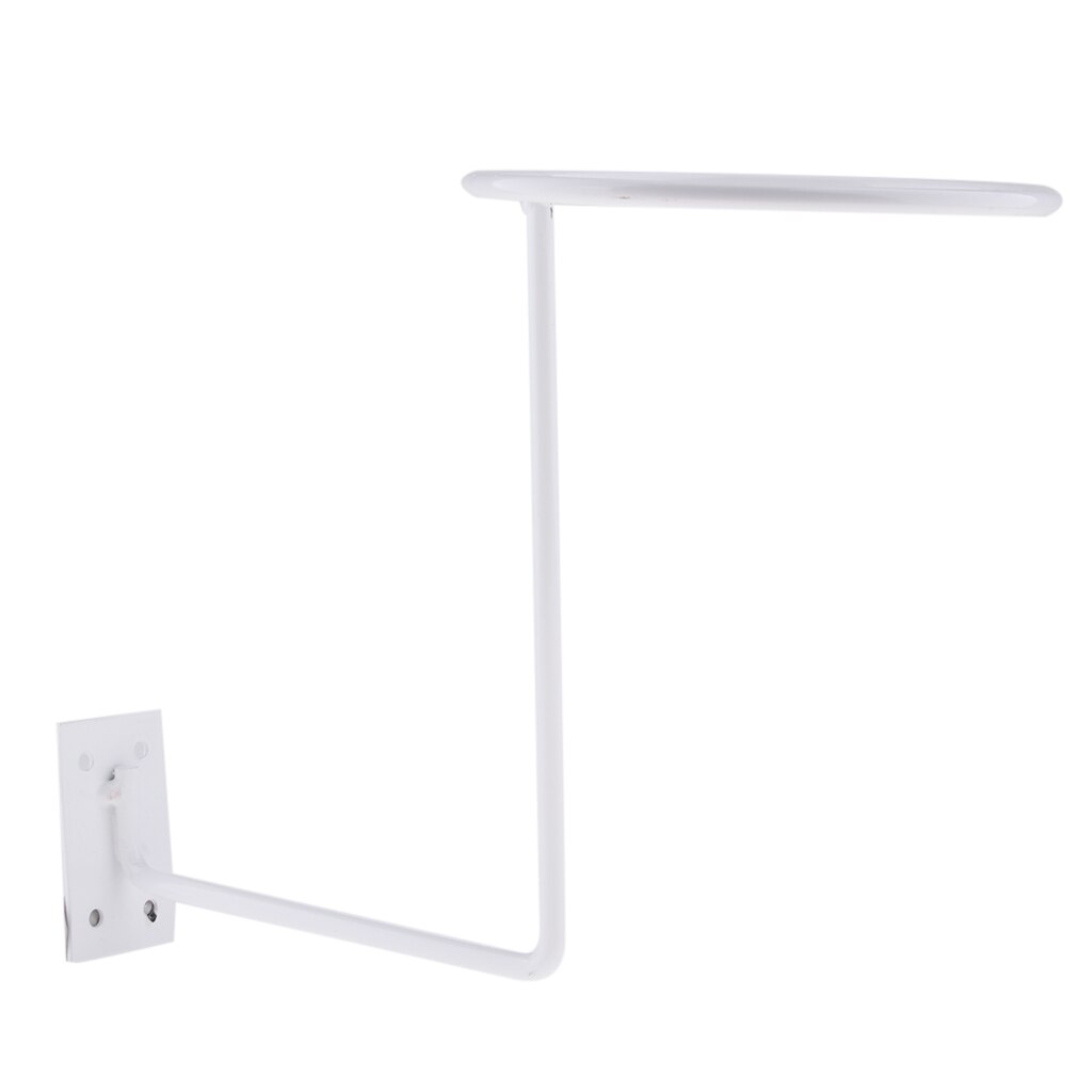 Soporte para casco de motocicleta, gancho para chaqueta, estante de exhibición de tela multifuncional montado en la pared, colgador blanco para casco