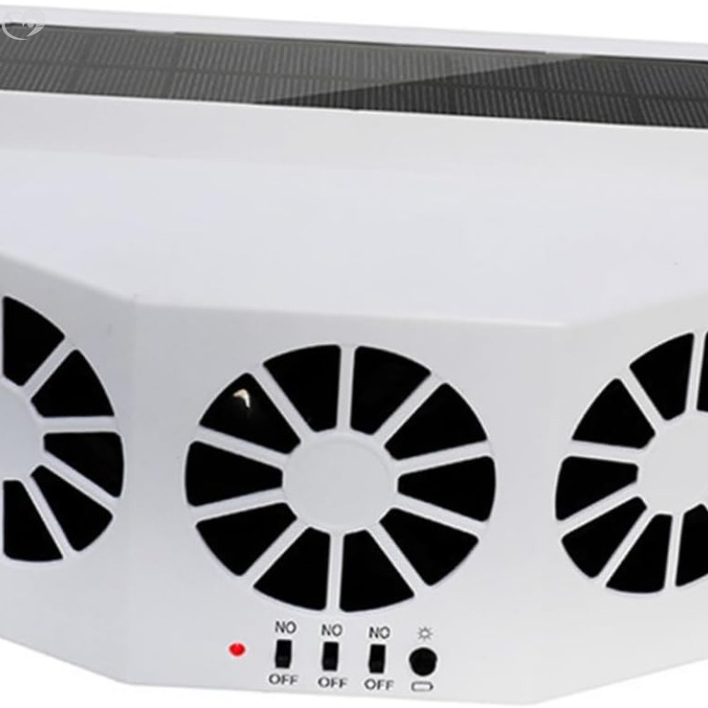 Energibesparende solcelledrevne bilventilationsventilatorer er nemme at installere luftcirkulationspumper for at eliminere kæledyrslugt og luftstrøm