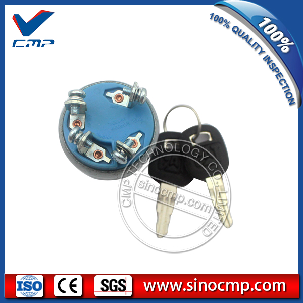 SINOCMP 320C Excavator 9G-7641 9G7641 Ignition Switch with 2 keys, 4 lines
