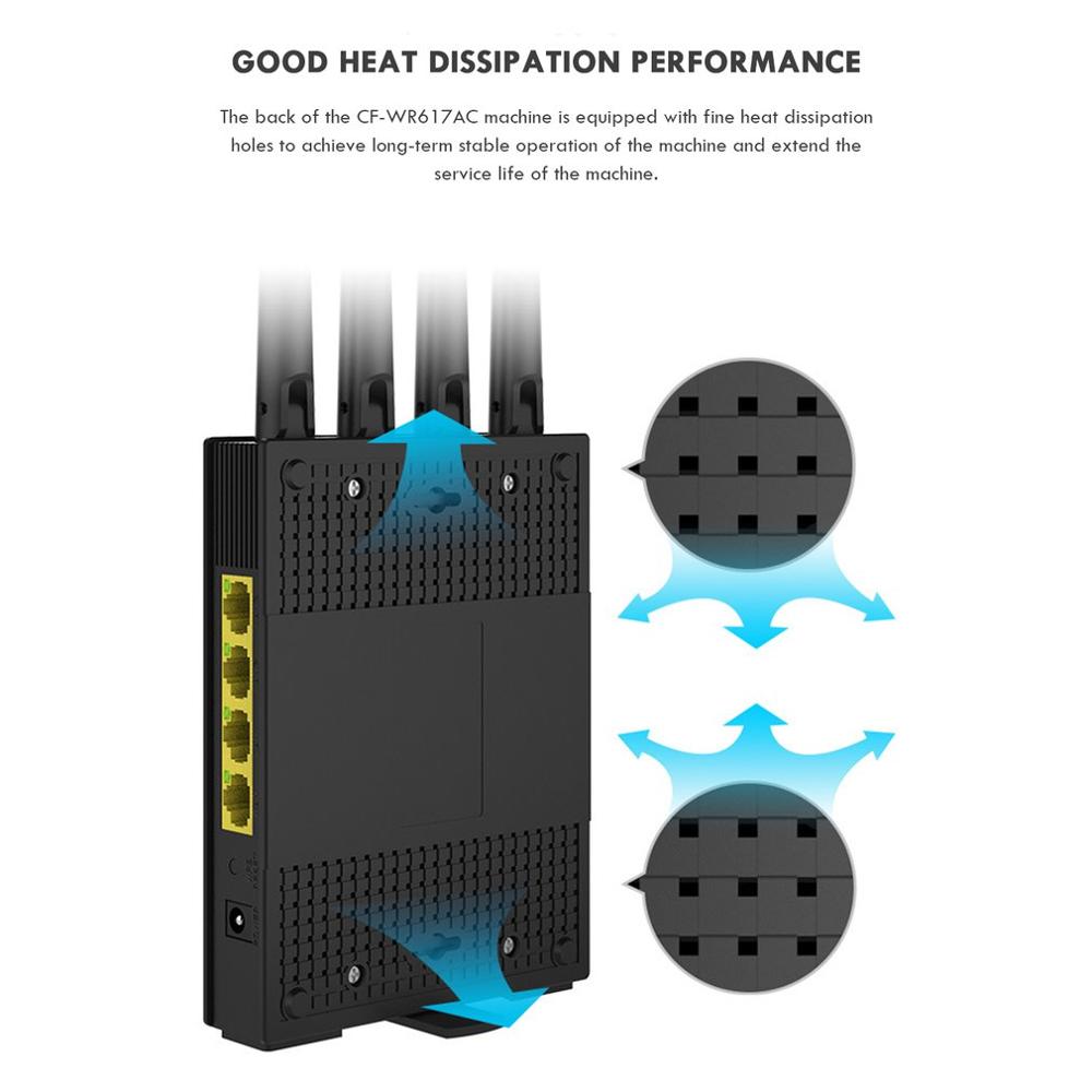 Wireless Router Cf-Wr617Ac Gigabit Dual-Band Wireless Router High Antennas Bridge Signal Amplifier Wired Router