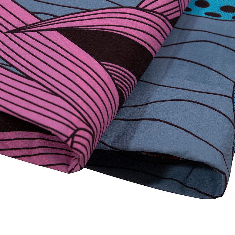 Afrikaanse Stof Van Wax Ankara Stof Voor Jurken 100% Katoen Stof Tissu Wax Africain 6 Yards
