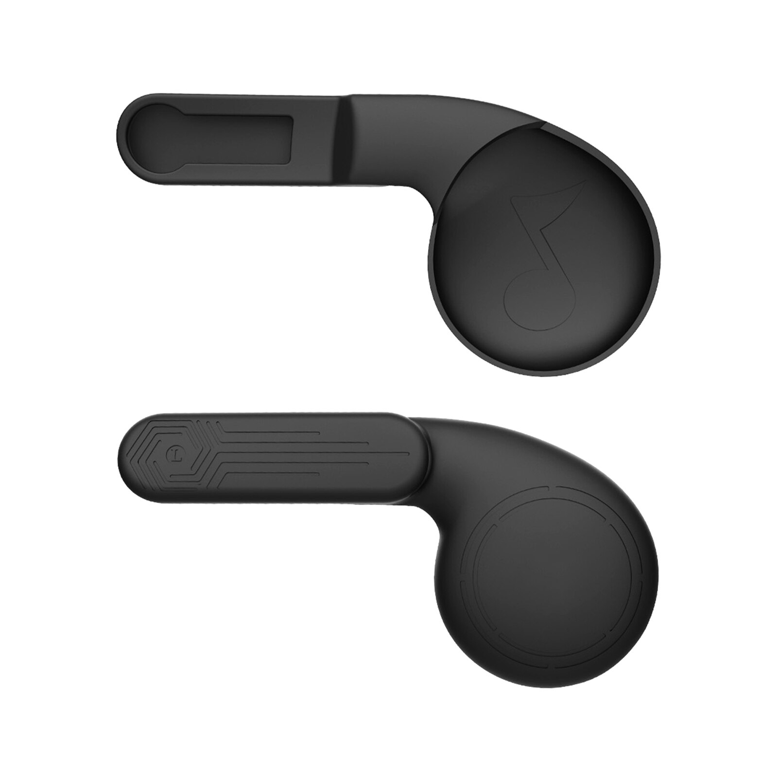 Silicone Ear Muffs For Oculus Quest 2 VR Accessories Headset Noise Reduction Earmuffs Enhancing Sound Solution For Oculus Quest2: Black