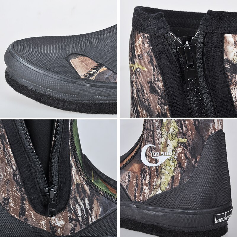 5MM Neopren Tauchen Stiefel Tragen-beständig stromaufwärts Schuhe nicht-Unterhose Angeln Schuhe Tarnung warm Halten Wasser Sport schuhe