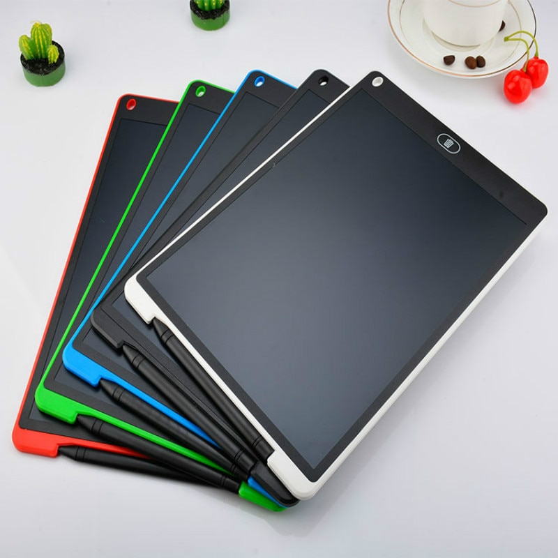 Mini magnetisk tavle tavle 12 tommer elektronisk tavle til børn lcd skrive notesbog flipover tegning flipover tablet