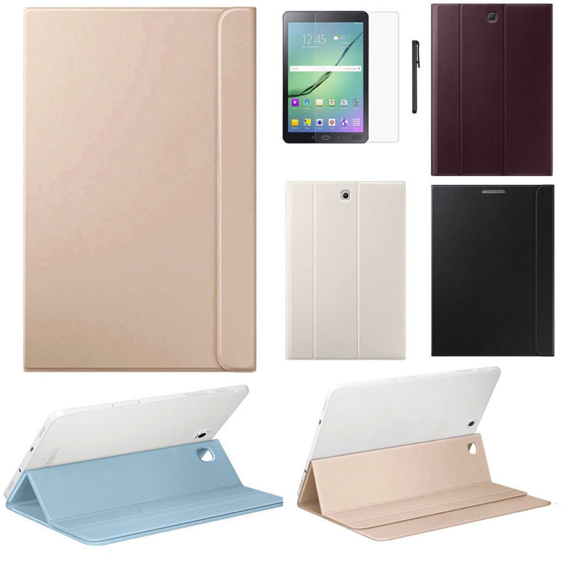 Leather Tablet Case For Samsung Galaxy Tab S2 9.7 Inch Protective Case SM-T810 SM-T815 Fundas Coque Covers Shell Folding