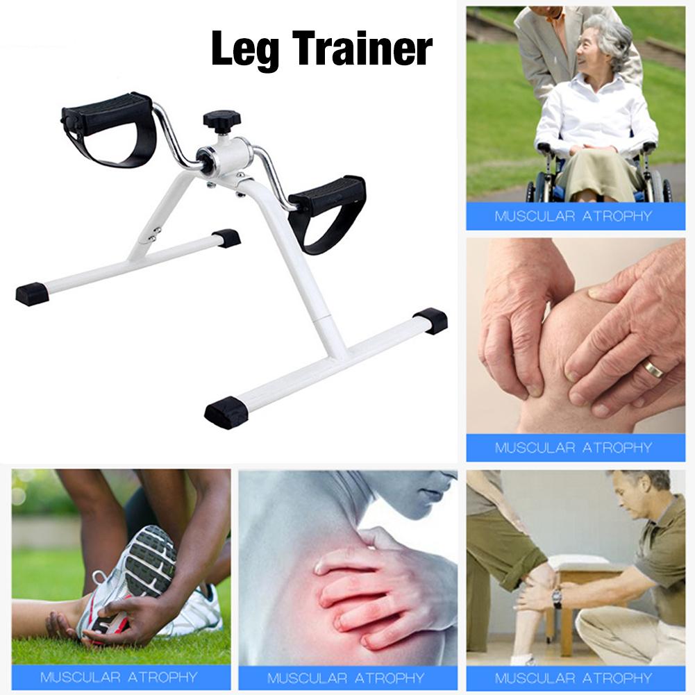 Pedal Exerciser Metal Frame Muscle Training Fully Assembled Exercise Pedals Arms Legs Trainer for Indoor Home Use