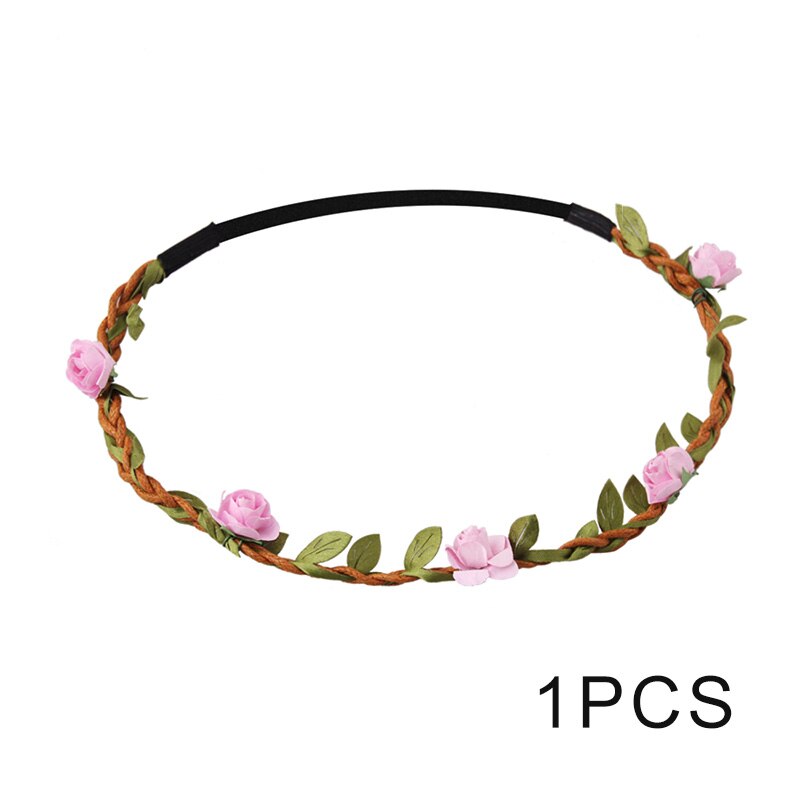 rose garland bridal tiara European hair styling rope dIY travel jewelry: 4