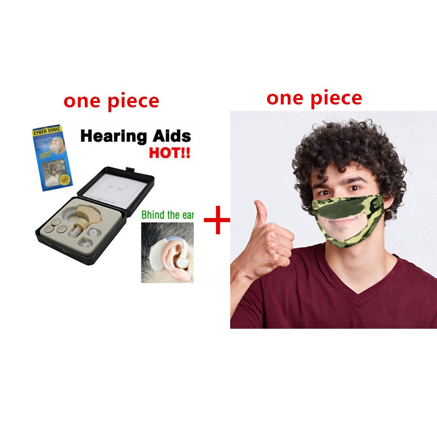 Hearing Aid Sound Voice Amplifier Adjustable Tone Mini Device for Elderly Deaf Hear Clear apparecchio acustico: A