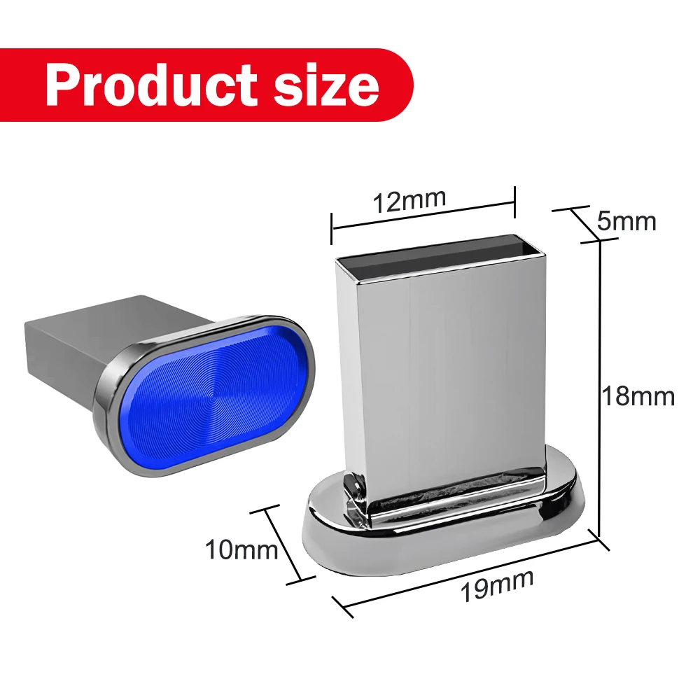 Super mini usb-flashdrives, 128gb metalen pendrives, 64gb waterdichte geheugensticks , 32gb rode, blauwe en zilveren pendrives , 16gb met echte capaciteit